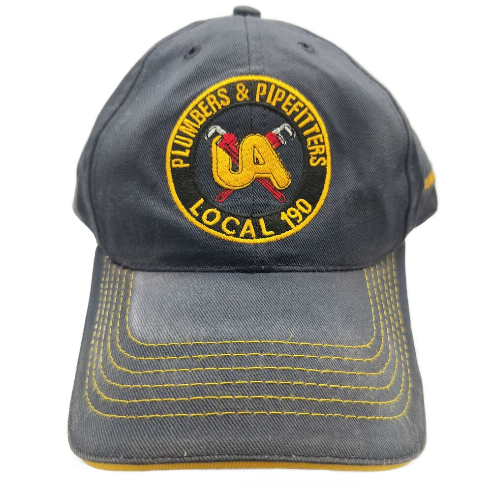 UA Plumbers & Pipefitters Local 190 Navy Baseball Cap Hat Golf Outing 2013